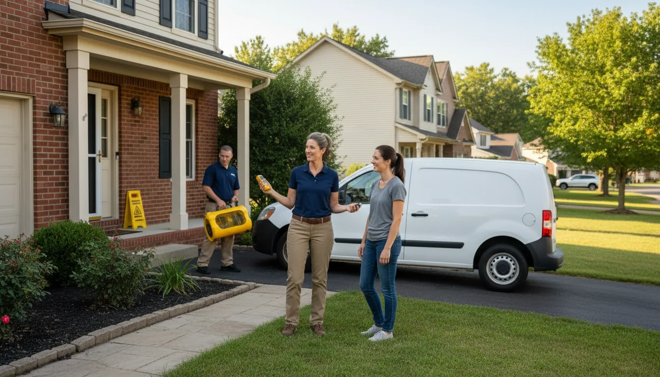 Residential water damage restoration in Sharpsburg, NC
